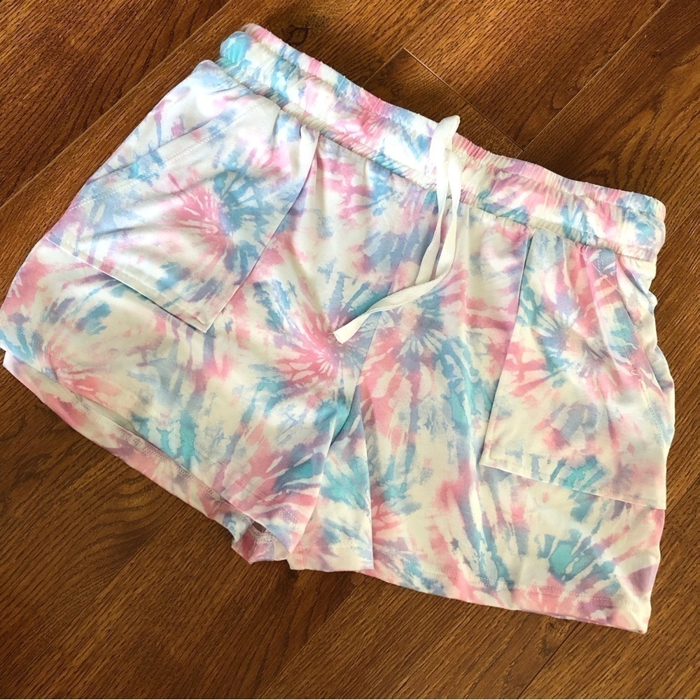 Tie Dye summer sleep shorts in size S